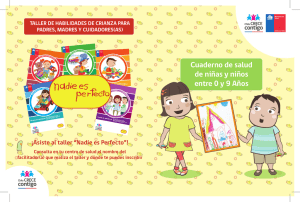 Cuaderno de salud de niñas y niños entre 0 y 9 Años