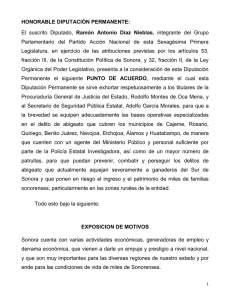 HONORABLE DIPUTACIÓN PERMANENTE: El suscrito Diputado