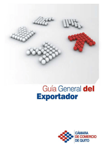 Guía General del Exportador - Cámara de Comercio de Quito