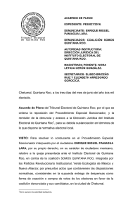 resolucion - Tribunal Electoral de Quintana Roo