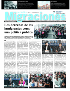 periódico Nº 53 en PDF - Dirección Nacional de Migraciones