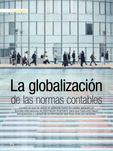 La globalización de las Normas Contables