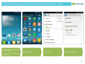Alcatel OT-4033 POP C3 - Configurar Internet en celular Android