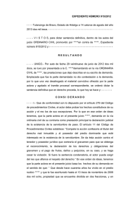 EXPEDIENTE NÚMERO 915/2012 - Poder Judicial del Estado de