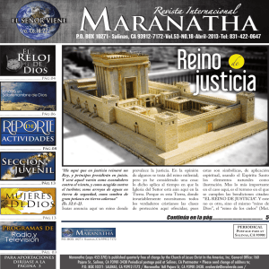 Revista Maranatha Abril de 2013