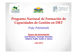 Proyecto PARTICIPA GAT: Grupo de Acción Territorial de Panamá