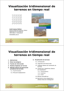 Visualización tridimensional de terrenos en tiempo real