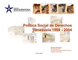 Política Social de Derechos 1999