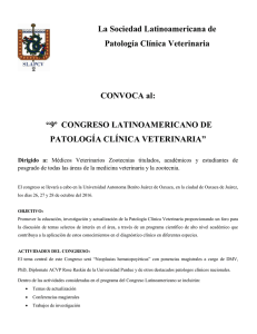 La Sociedad Latinoamericana de Patología Clínica Veterinaria
