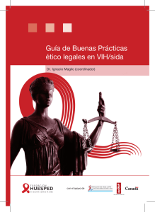 Guía de Buenas Prácticas ético legales en VIH/sida