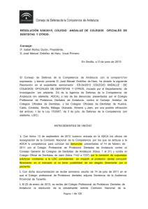 . Consejo de Defensa de la Competencia de Andalucía
