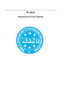 Capítulo 4 - WAKO Reglamento Point Fighting