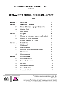 Reglamento Kin-ball