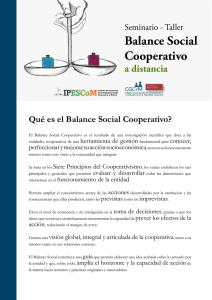 Balance Social Cooperativo