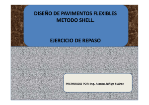 diseño de pavimentos flexibles metodo shell