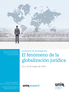 El fenómeno de la globalización jurídica