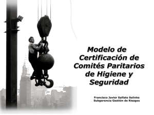 modelo de certificación de comité paritario de higiene y seguridad