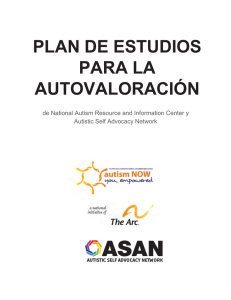 plan de estudios para la autovaloración