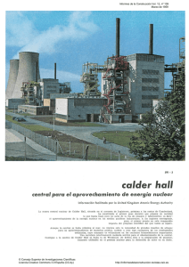 Calder hall, central para el aprovechamiento de energía nuclear