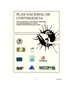 Plan Nacional de Contingencias. - digaohm