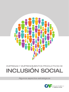 Empresas y emprendimientos productivos de inclusión - Inicio