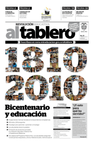 Bicentenario y educación - Ministerio de Educación