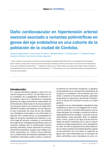 Daño cardiovascular en hipertensión arterial