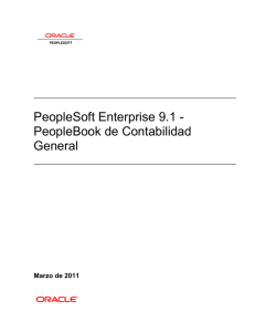 PeopleSoft Enterprise 9.1 - PeopleBook de Contabilidad General