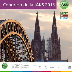 Congreso de la IAKS 2013
