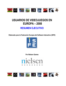 usuarios de videojuegos en europa – 2008