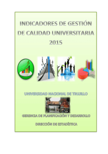 Gestión de la Calidad 2015 - Universidad Nacional de Trujillo