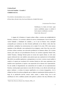 Ciudades fragmentadas en la literatura (hispano)americana
