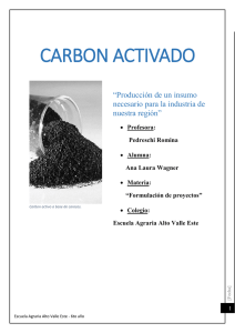 carbon activado - Escuela Agraria
