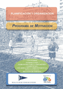 Programa de motivacion - Real Club de Tenis de Oviedo