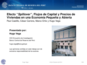 Efecto ``Spillover - Banco Central de Reserva del Perú