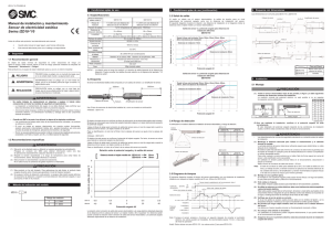 Manual de instalación y mantenimiento Sensor de