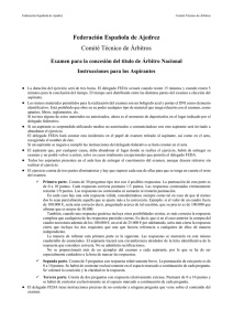 Test de 2014 - Federación Española de Ajedrez