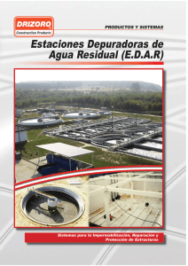 Estaciones Depuradoras de Agua Residual (E.D.A.R)