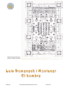 Luis Domènech y Montaner nació el 21 de diciembre de 1850