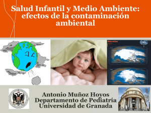 Salud Infantil y Medio Ambiente: efectos de la contaminación