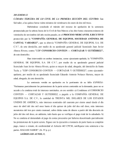 285-EMSM-12 CÁMARA TERCERA DE LO CIVIL DE LA PRIMERA
