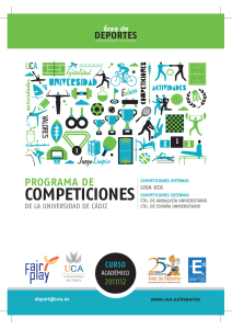 competiciones - Universidad de Cádiz