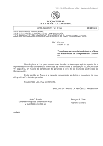 “A” 5196 - del Banco Central de la República Argentina