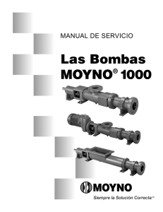 Moyno® 1000 Pumps - Service Pump (Spanish Version) Las