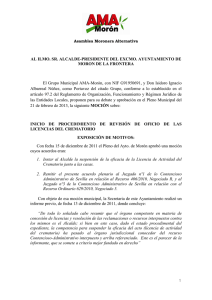 Pleno 21 marzo 2013 - Ayuntamiento de Morón de la Frontera