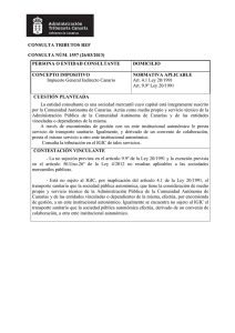 Consulta GESER - Gobierno de Canarias
