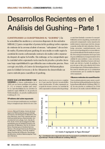 Desarrollos recientes en el análisis del Gushing – parte 1
