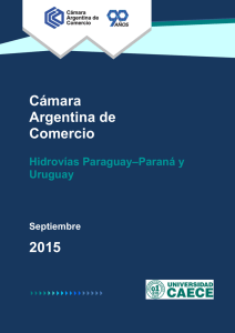 hidrovías paraguay–paraná y uruguay