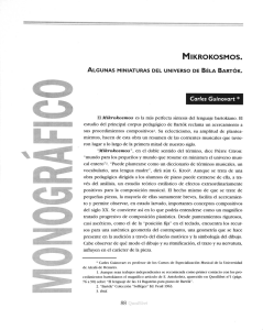 mikrokosmos. - Universidad de Alcalá