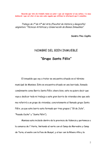 Inmuebles de Manises "Grupo Santa Félix".